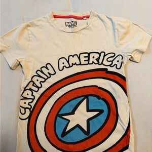 Next Marvel Captain America Kids T-Shirt - White, Red, Blue
